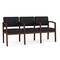 Lesro Lenox 3 Seat Tandem Seating W/ Arms, 65 in W 26 in L 31.5 in H LW3103 - alternate 1